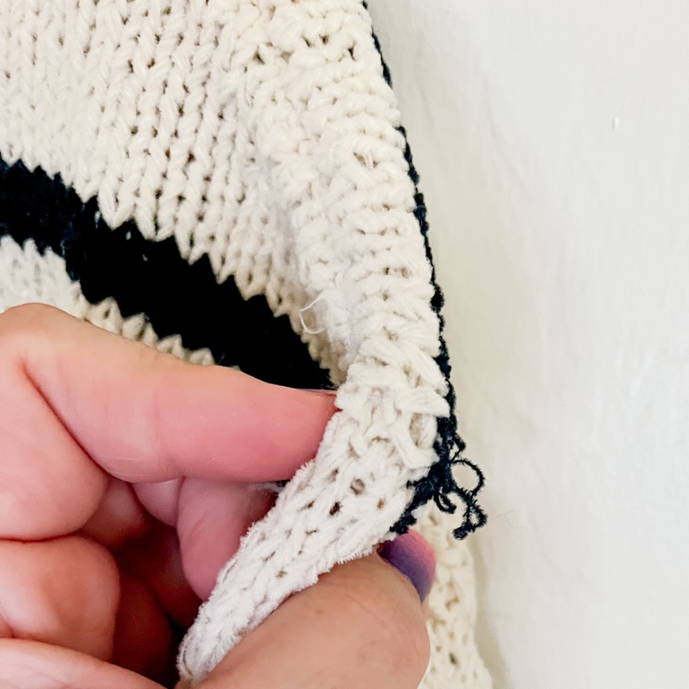One Gray Day Chunky Cotton Sweater - Picture 7 of 8